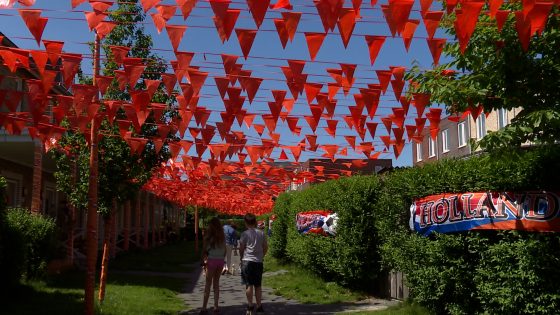 [VIDEO] Rijswijkse buurt kleurt oranje voor EK 2021