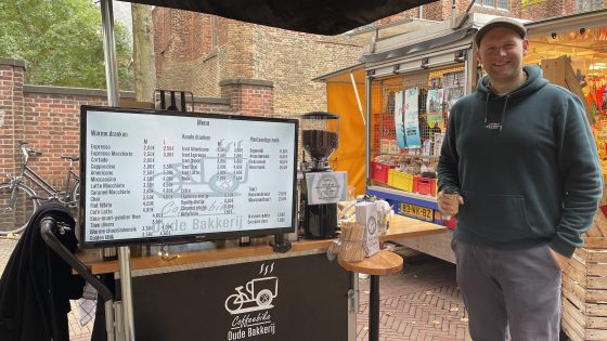 [VIDEO] Coffeebike Oude Bakkerij elke zaterdag te vinden op de markt