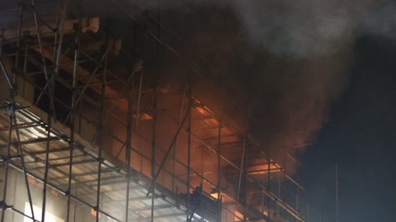 Brand in flat in aanbouw op bouwerrein Rijswijk-Buiten