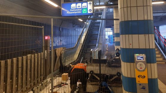 Defecte roltrappen al jaren probleem op station Rijswijk