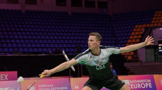 Rijswijkse badmintonner Mark Caljouw uitgeschakeld op EK voor landenteams