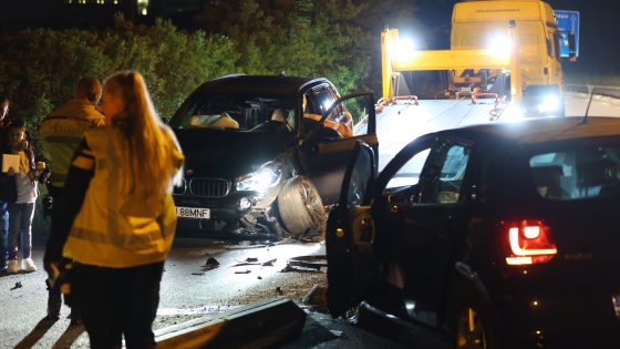 Rijbewijs ingenomen na botsing op A4, kinderen nagekeken door ambulance